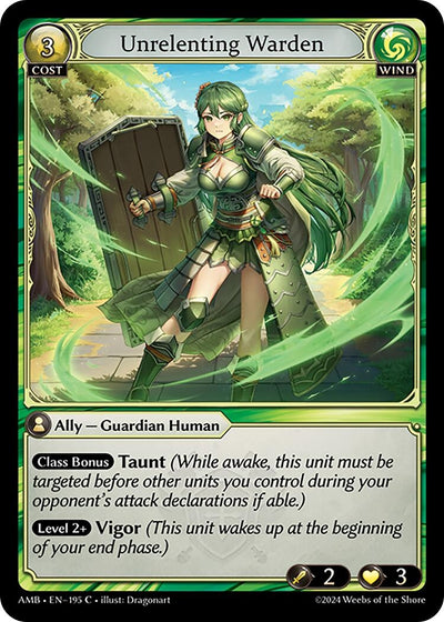 Unrelenting Warden (195) (Mortal Ambition)