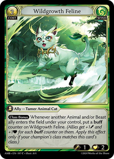 Wildgrowth Feline (197) (Mortal Ambition)
