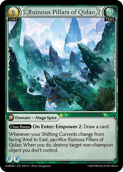 Ruinous Pillars of Qidao (060) (Mortal Ambition Starter Decks)