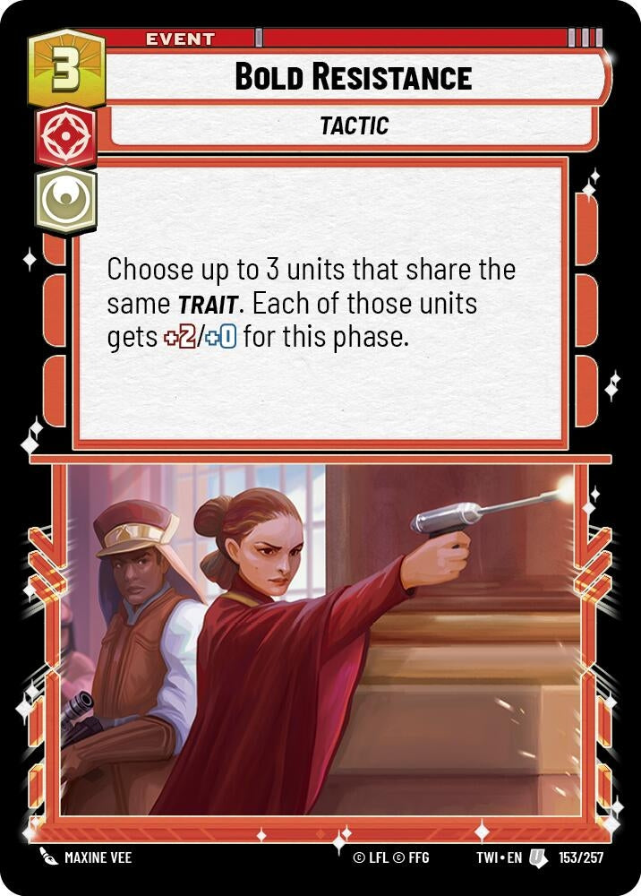 Bold Resistance (153/257) (TWI)