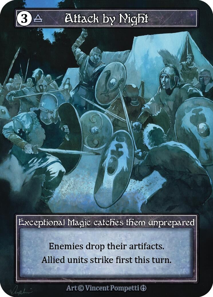 Attack by Night (Foil) [ART] - Sorcery: Contested Realm Single