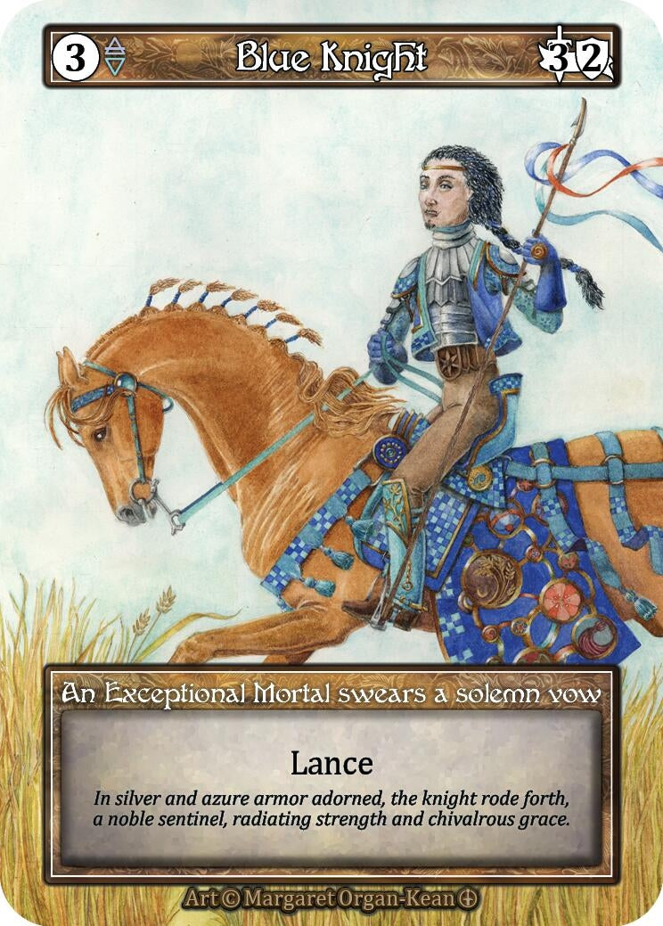 Blue Knight (Foil) [ART] - Sorcery: Contested Realm Single