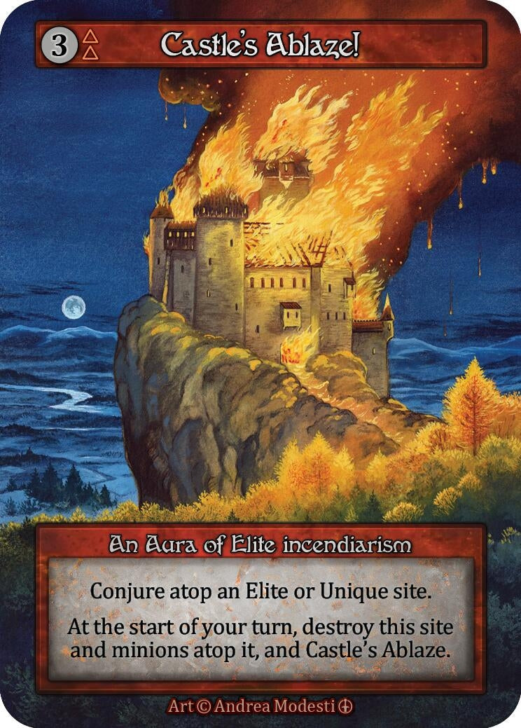 Castle’s Ablaze! [ART] - Sorcery: Contested Realm Single