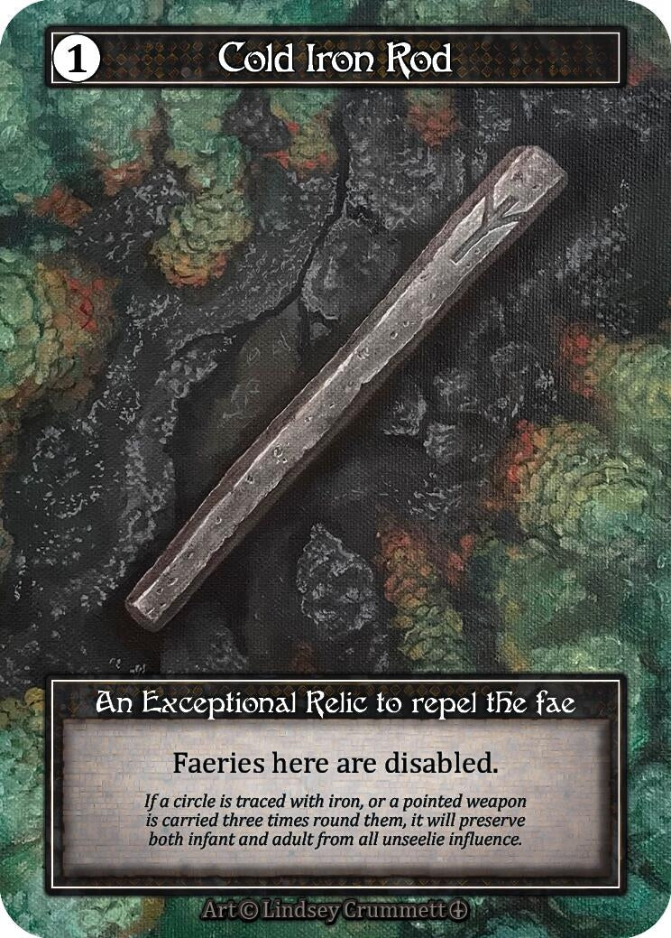 Cold Iron Rod (Foil) [ART] - Sorcery: Contested Realm Single
