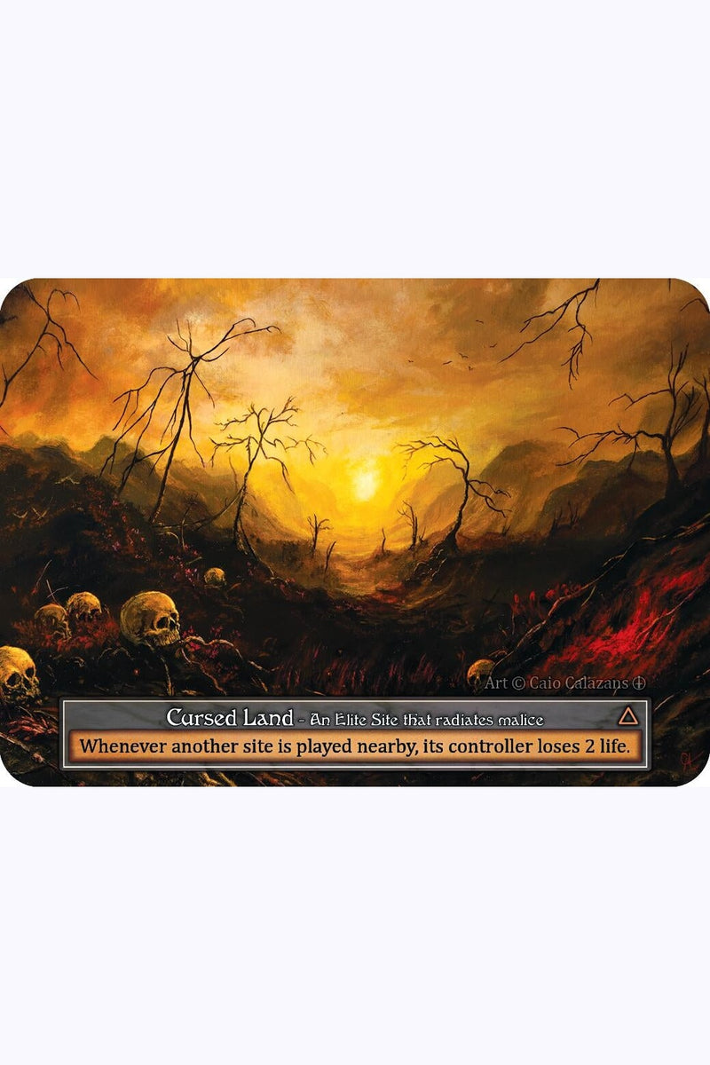 Cursed Land (Foil) [ART] - Sorcery: Contested Realm Single