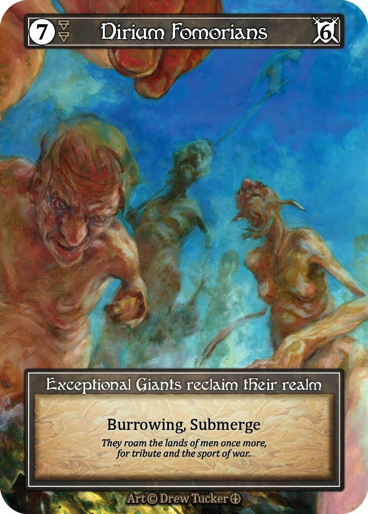 Dirium Fomorians (Foil) [ART] - Sorcery: Contested Realm Single