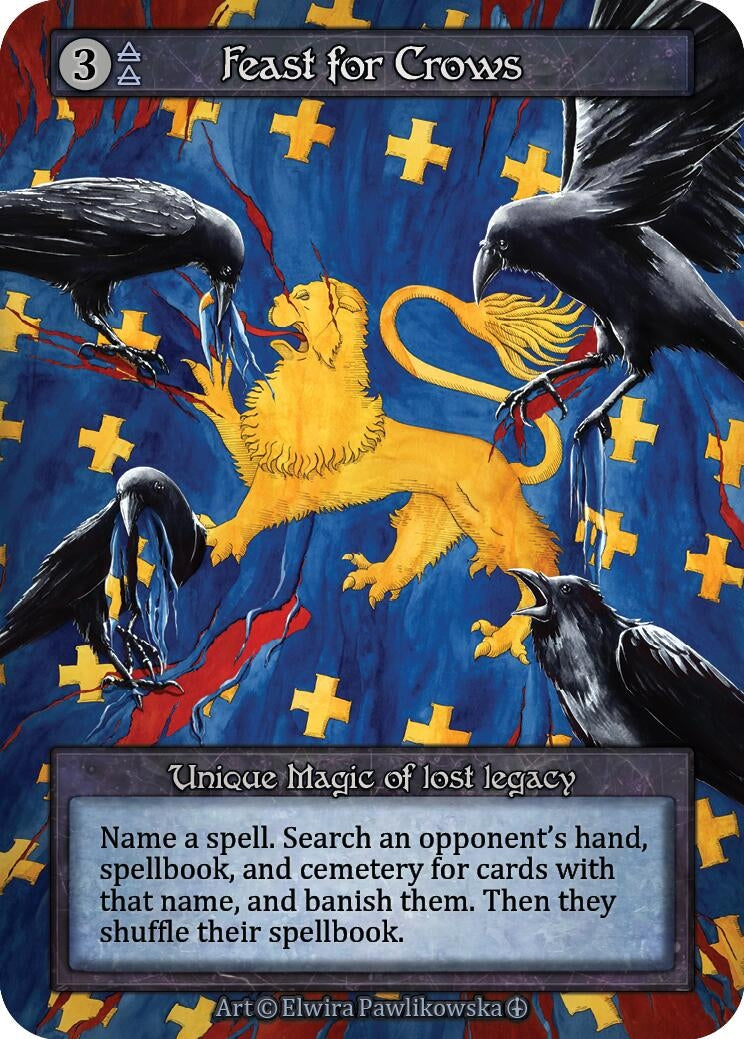 Feast for Crows [ART] - Sorcery: Contested Realm Single