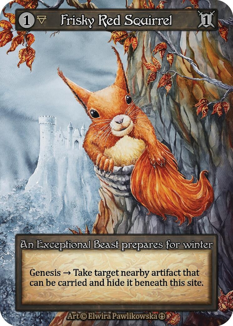 Frisky Red Squirrel [ART] - Sorcery: Contested Realm Single