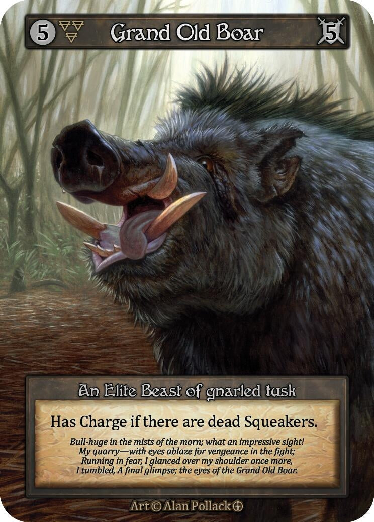 Grand Old Boar [ART] - Sorcery: Contested Realm Single