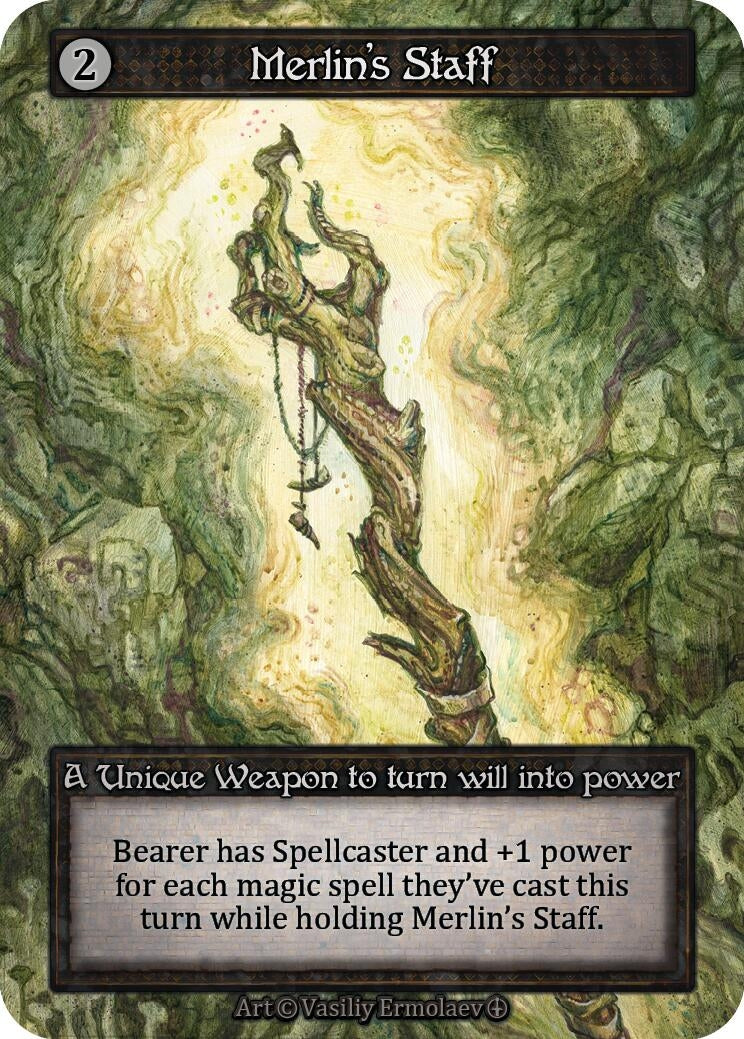 Merlin’s Staff [ART] - Sorcery: Contested Realm Single
