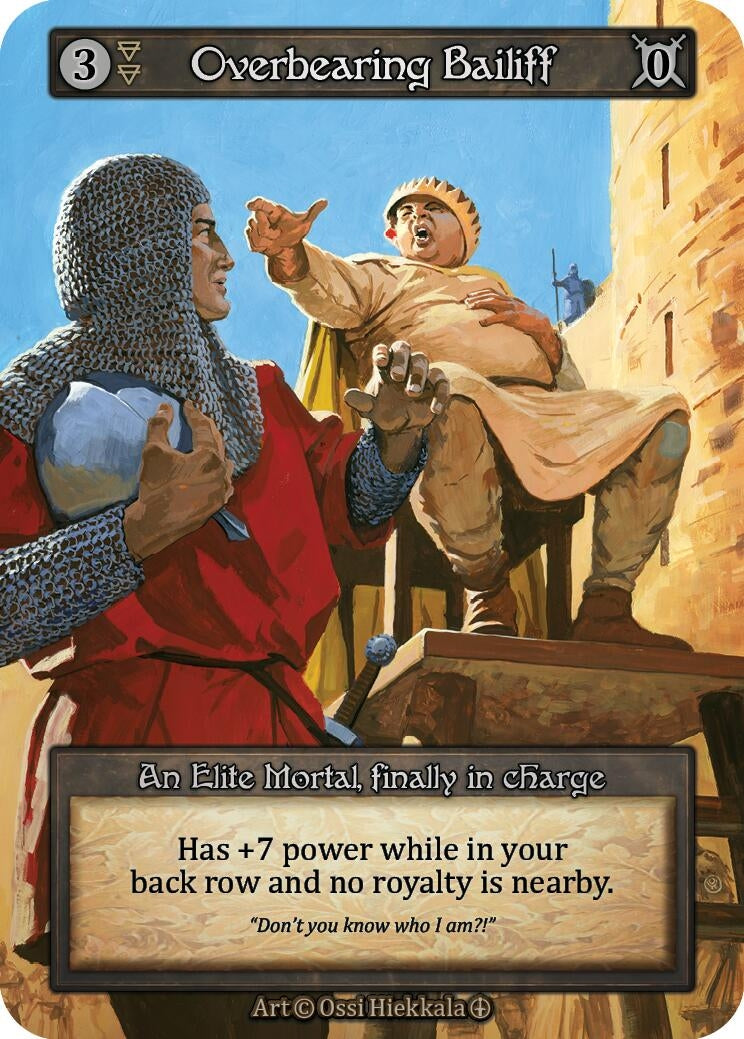 Overbearing Bailiff [ART] - Sorcery: Contested Realm Single