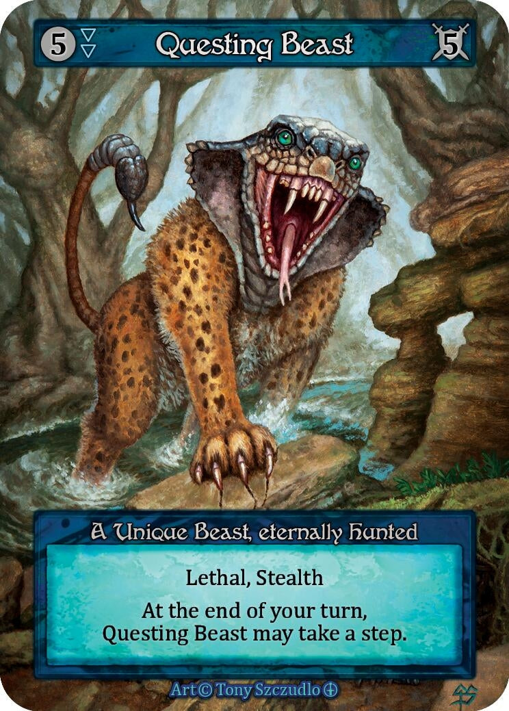 Questing Beast [ART] - Sorcery: Contested Realm Single