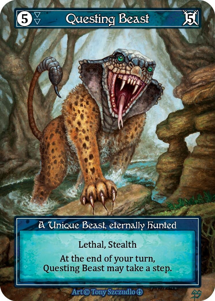 Questing Beast (Foil) [ART] - Sorcery: Contested Realm Single