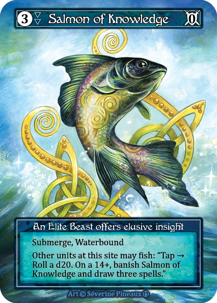 Salmon of Knowledge (Foil) [ART] - Sorcery: Contested Realm Single