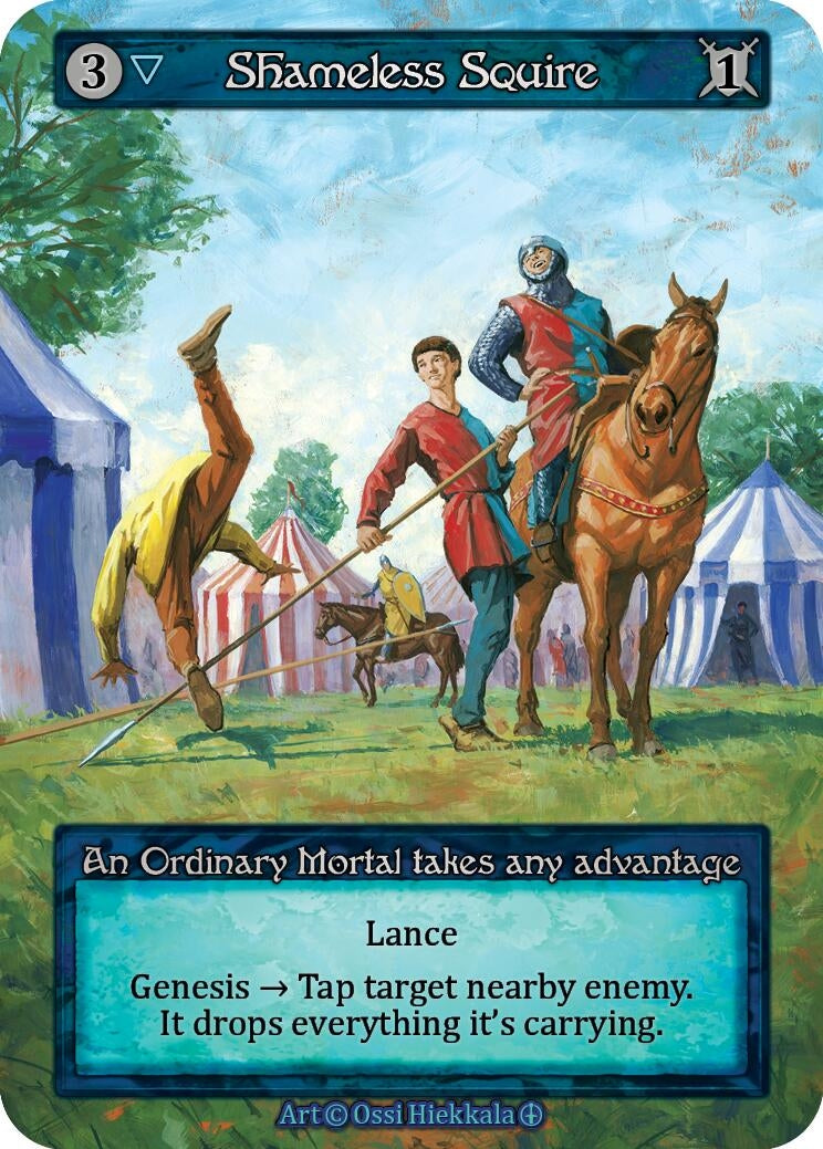 Shameless Squire [ART] - Sorcery: Contested Realm Single