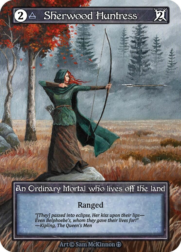 Sherwood Huntress (Foil) [ART] - Sorcery: Contested Realm Single