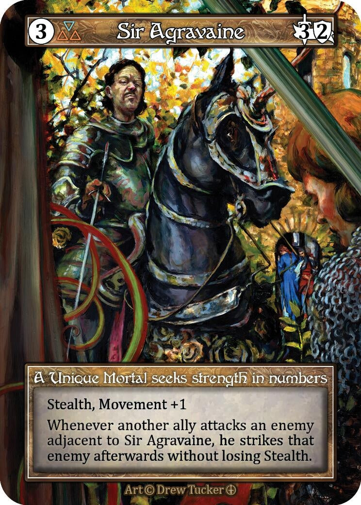 Sir Agravaine (Foil) [ART] - Sorcery: Contested Realm Single