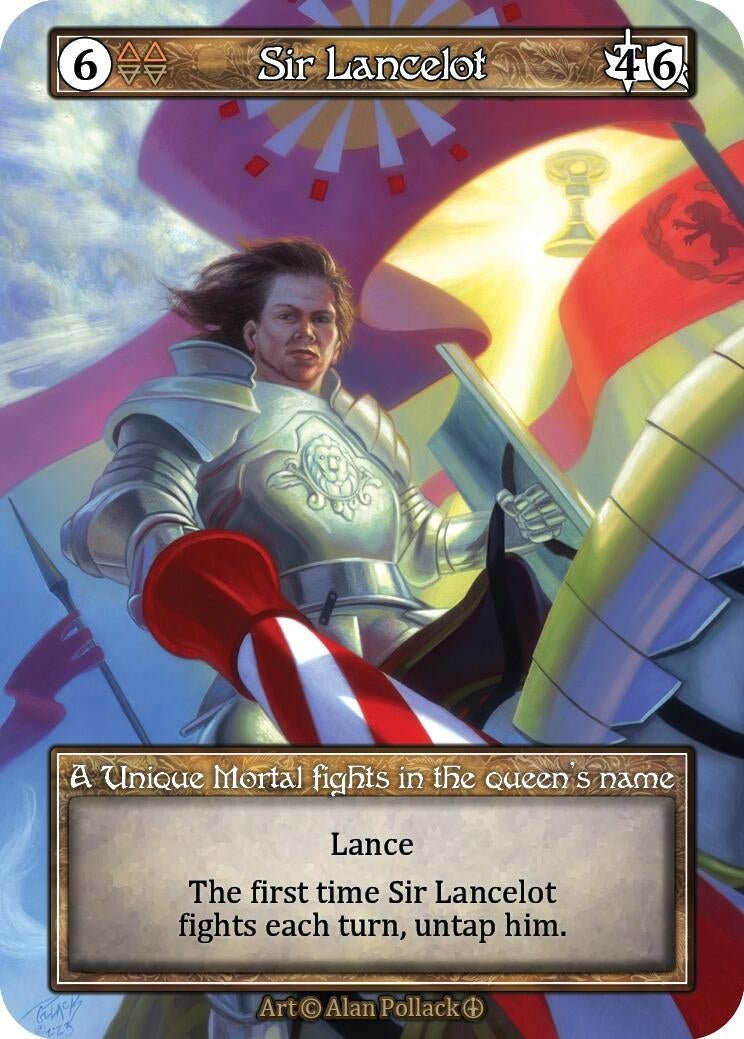 Sir Lancelot (Foil) [ART] - Sorcery: Contested Realm Single