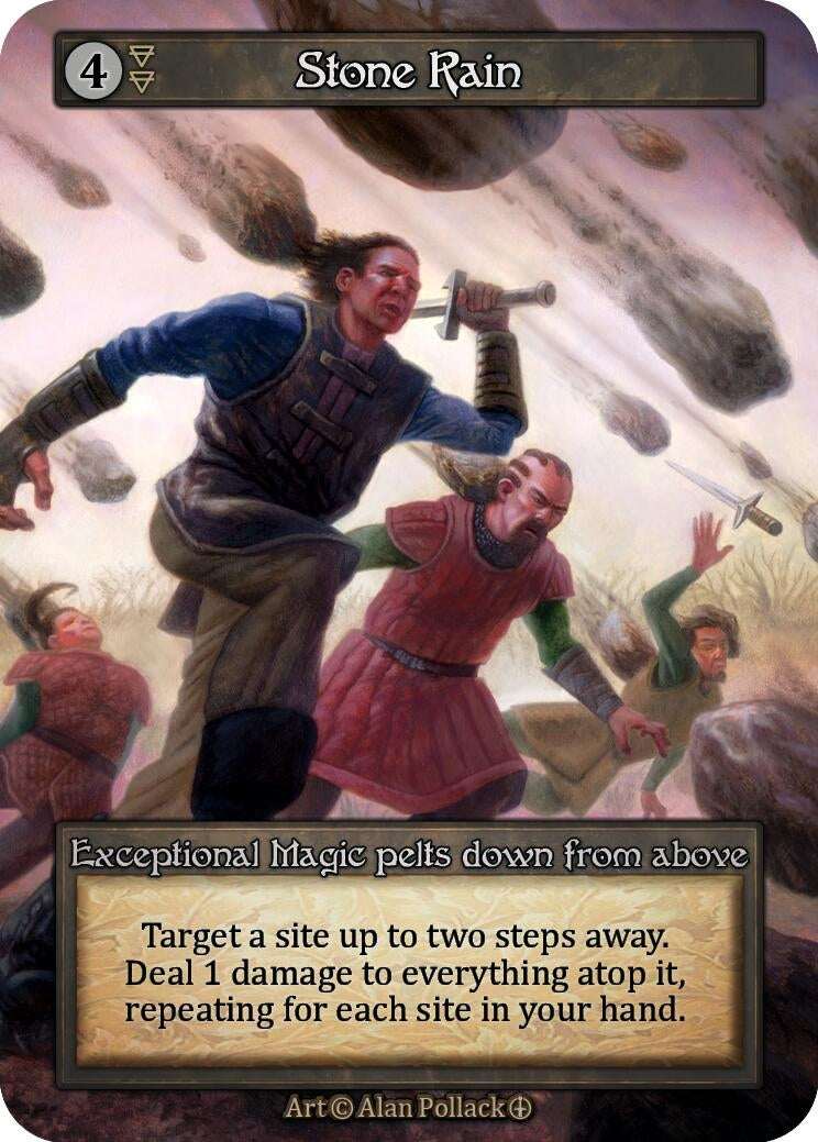 Stone Rain [ART] - Sorcery: Contested Realm Single