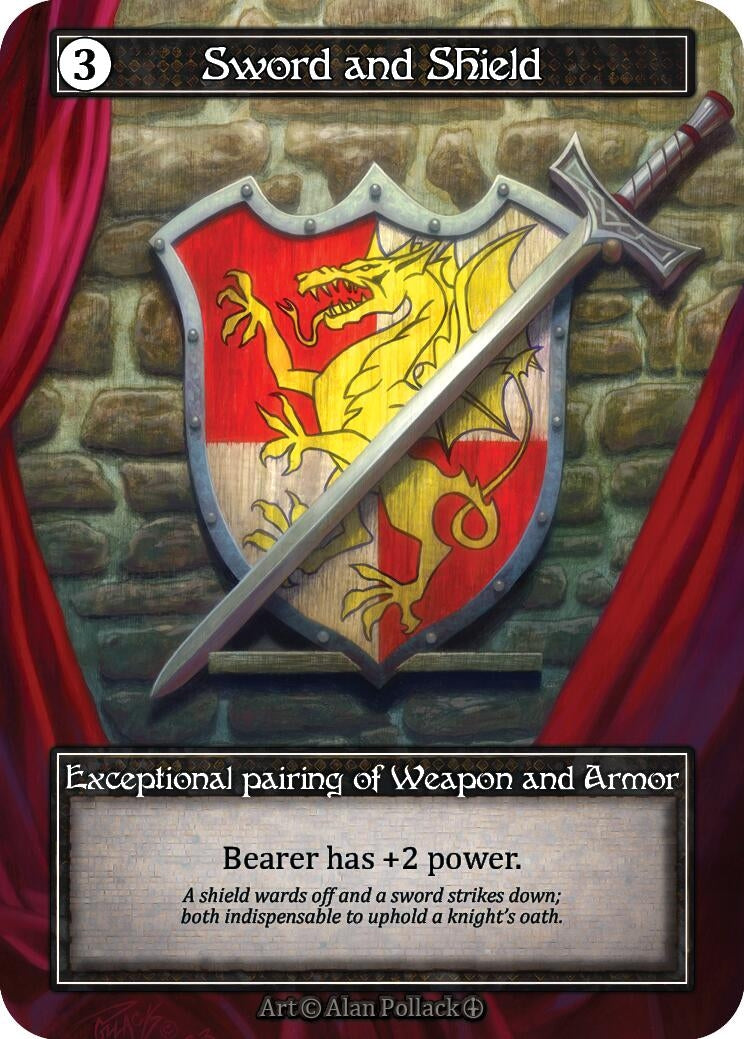Sword and Shield (Foil) [ART] - Sorcery: Contested Realm Single