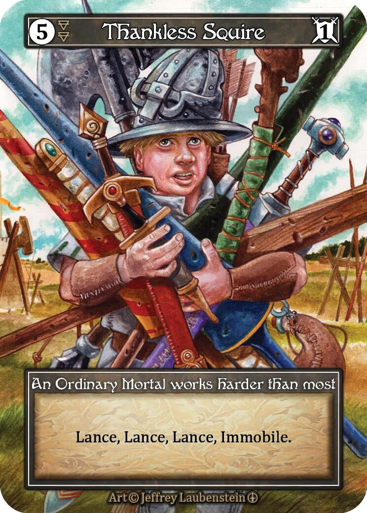 Thankless Squire (Foil) [ART] - Sorcery: Contested Realm Single