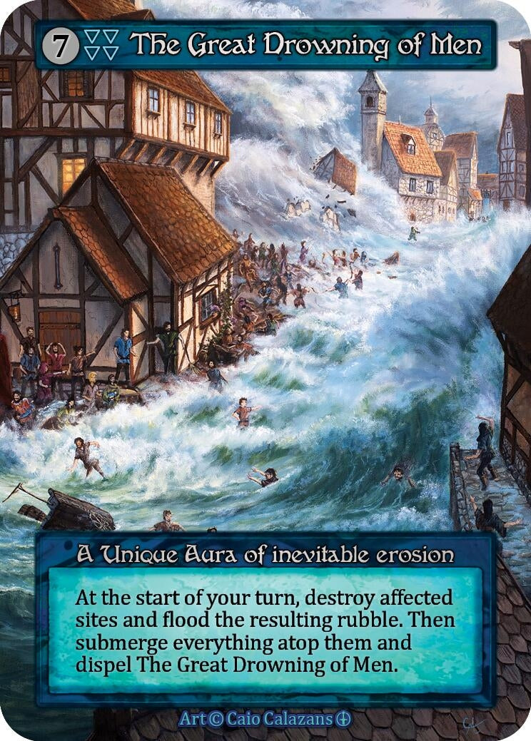 The Great Drowning of Men [ART] - Sorcery: Contested Realm Single