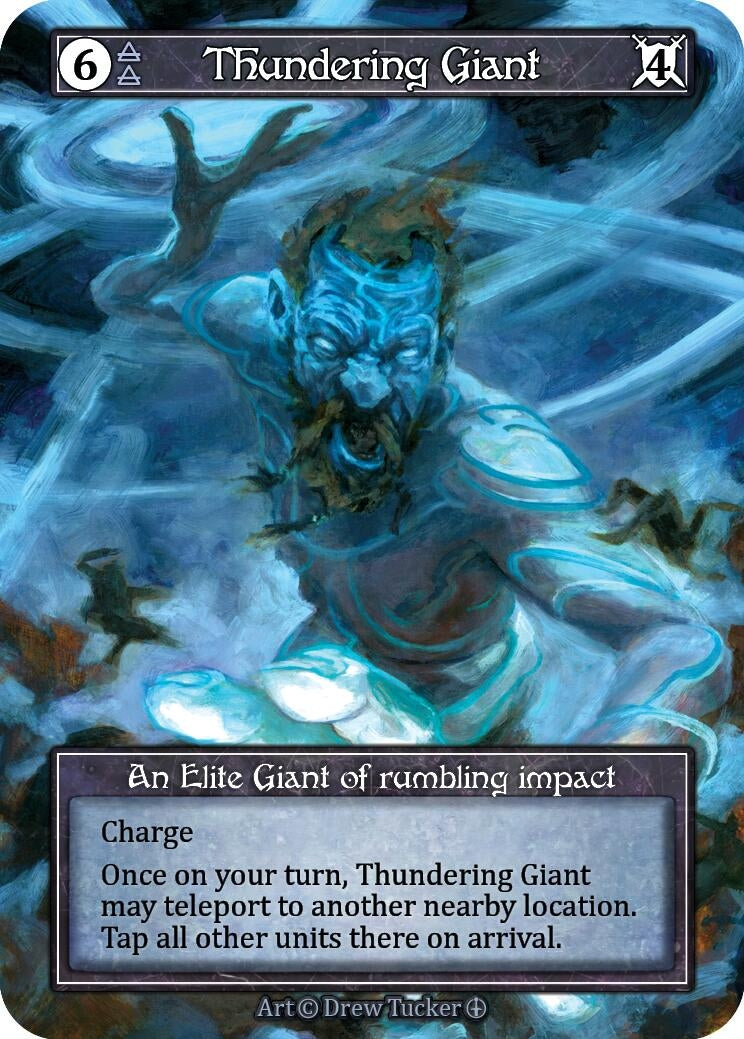 Thundering Giant (Foil) [ART] - Sorcery: Contested Realm Single