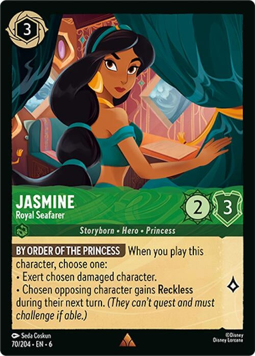 Jasmine - Royal Seafarer (70) (6) - Disney Lorcana Single