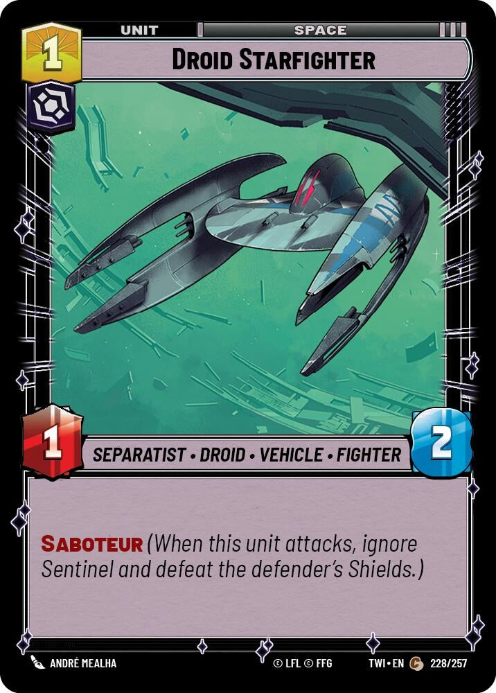 Droid Starfighter (228/257) (TWI)
