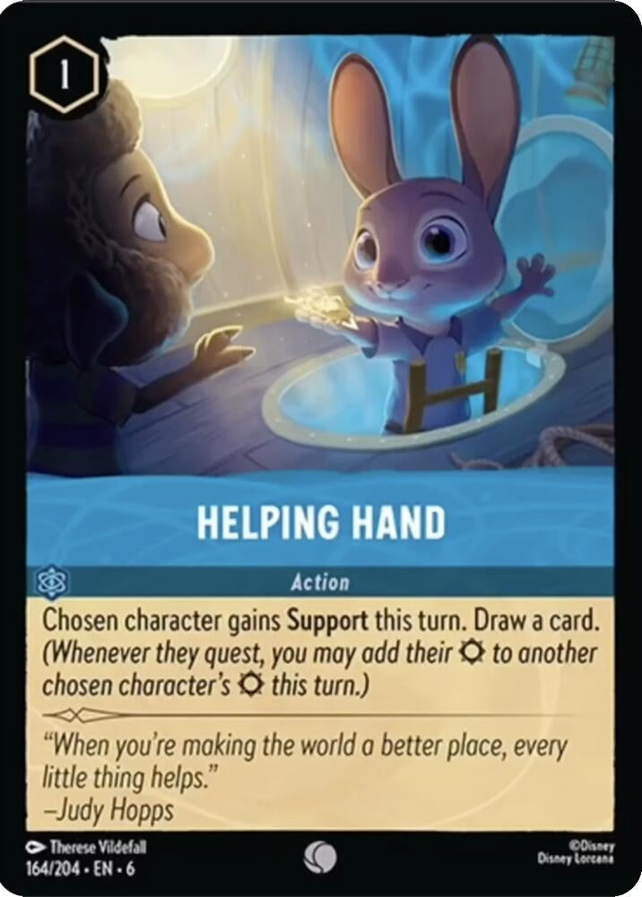 Helping Hand (164) (6) - Disney Lorcana Single
