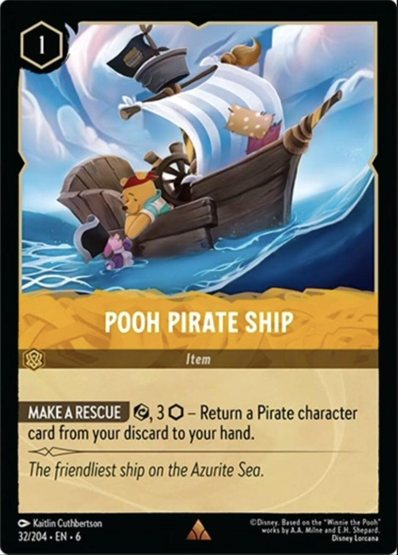 Pooh Pirate Ship (32) (6) - Disney Lorcana Single