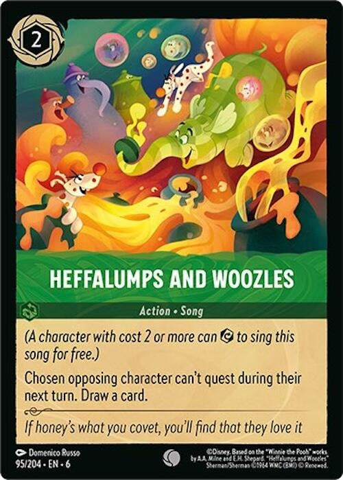 Heffalumps and Woozles (95) (6) - Disney Lorcana Single