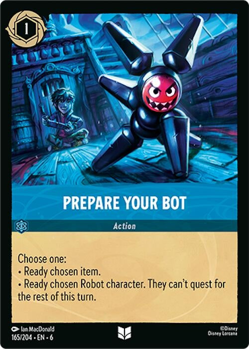 Prepare Your Bot (165) (6) - Disney Lorcana Single