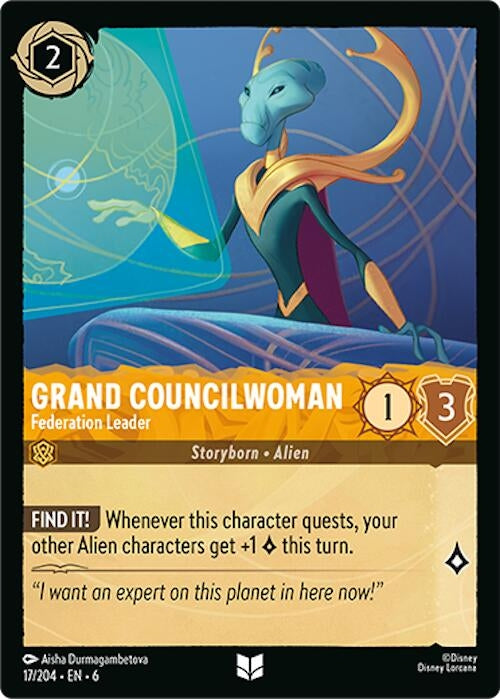 Grand Councilwoman - Federation Leader (17) (6) - Disney Lorcana Single
