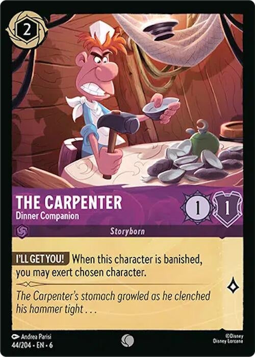 The Carpenter - Dinner Companion (44) (6) - Disney Lorcana Single