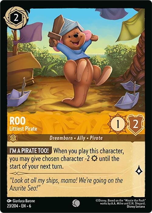 Roo - Littlest Pirate (23) (6) - Disney Lorcana Single