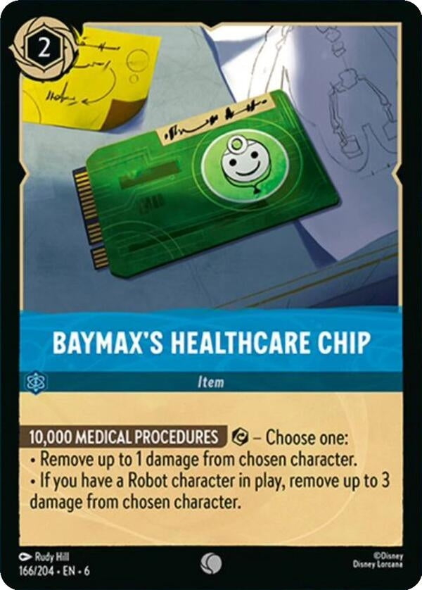 Baymax’s Healthcare Chip (166) (6) - Disney Lorcana Single