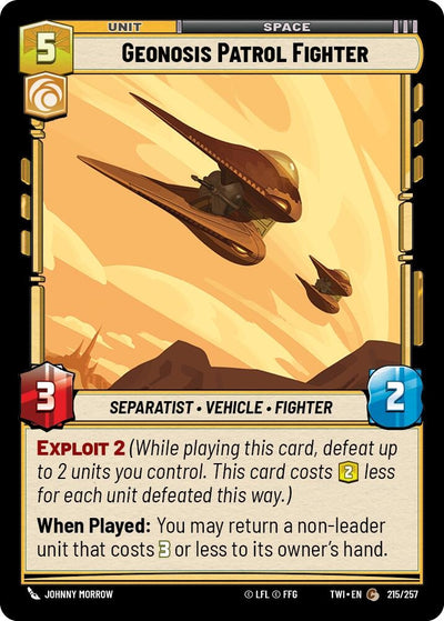 Geonosis Patrol Fighter (215/257) (TWI)