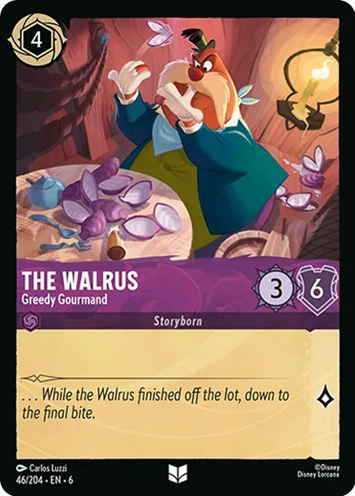 The Walrus - Greedy Gourmand (46) (6) - Disney Lorcana Single
