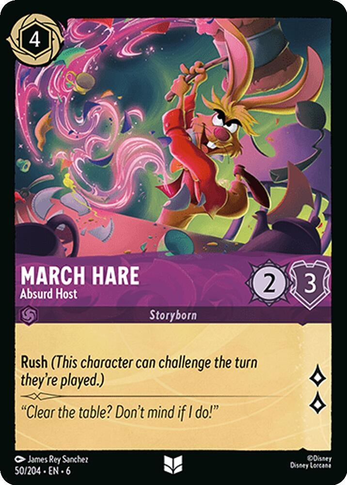 March Hare - Absurd Host (50) (6) - Disney Lorcana Single