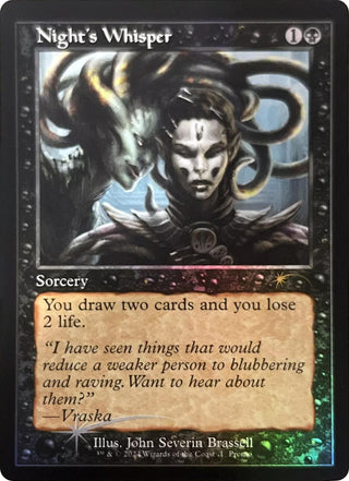Night’s Whisper (Retro Frame) (1) [OHP] - MTG Single