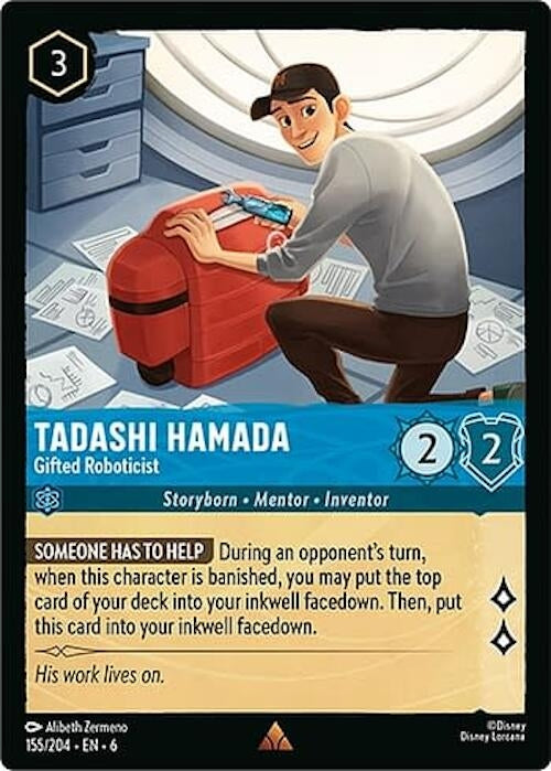 Tadashi Hamada - Gifted Roboticist (155) (6) - Disney Lorcana Single