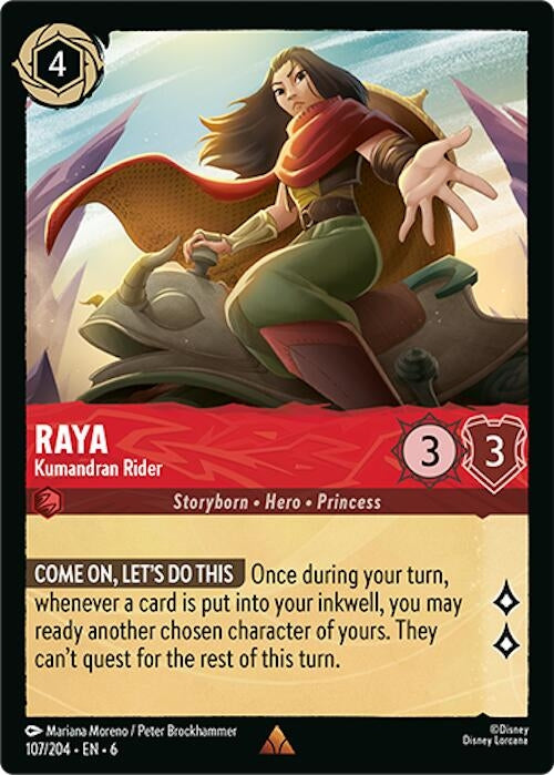 Raya - Kumandran Rider (107) (6) - Disney Lorcana Single