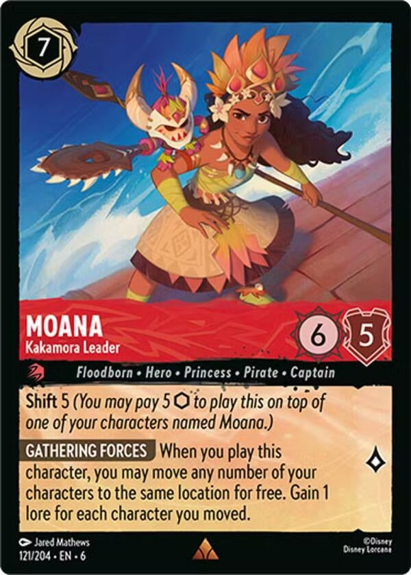 Moana - Kakamora Leader (121) (6) - Disney Lorcana Single