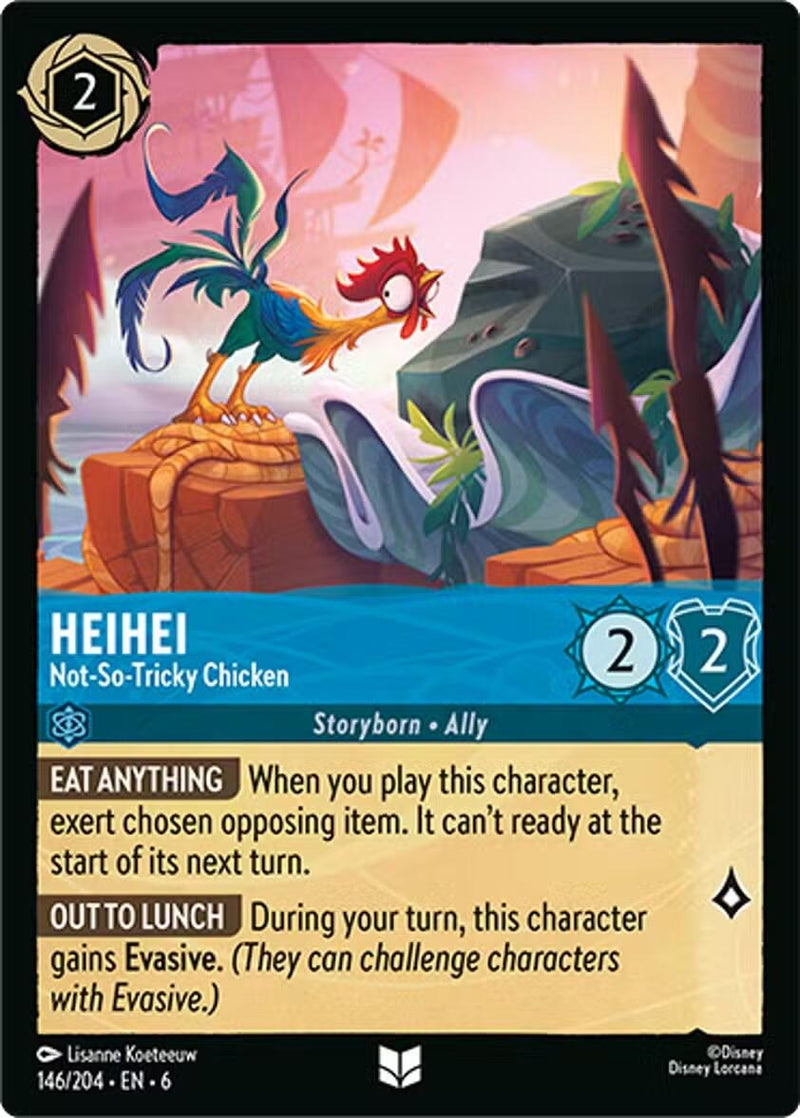 HeiHei - Not-So-Tricky Chicken (146) (6) - Disney Lorcana Single