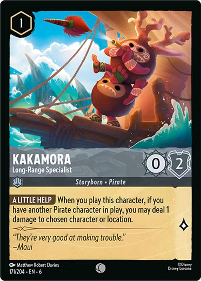 Kakamora - Long-Range Specialist (171) (6) - Disney Lorcana Single