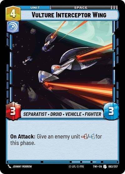 Vulture Interceptor Wing (63) (TOR)