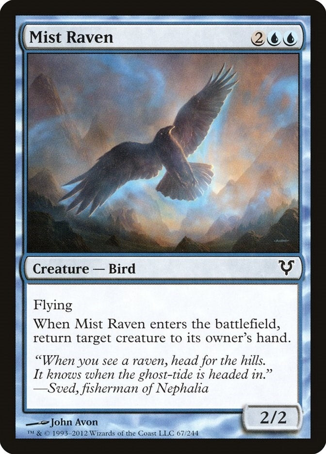 Mist Raven (67) [AVR] - MTG Single