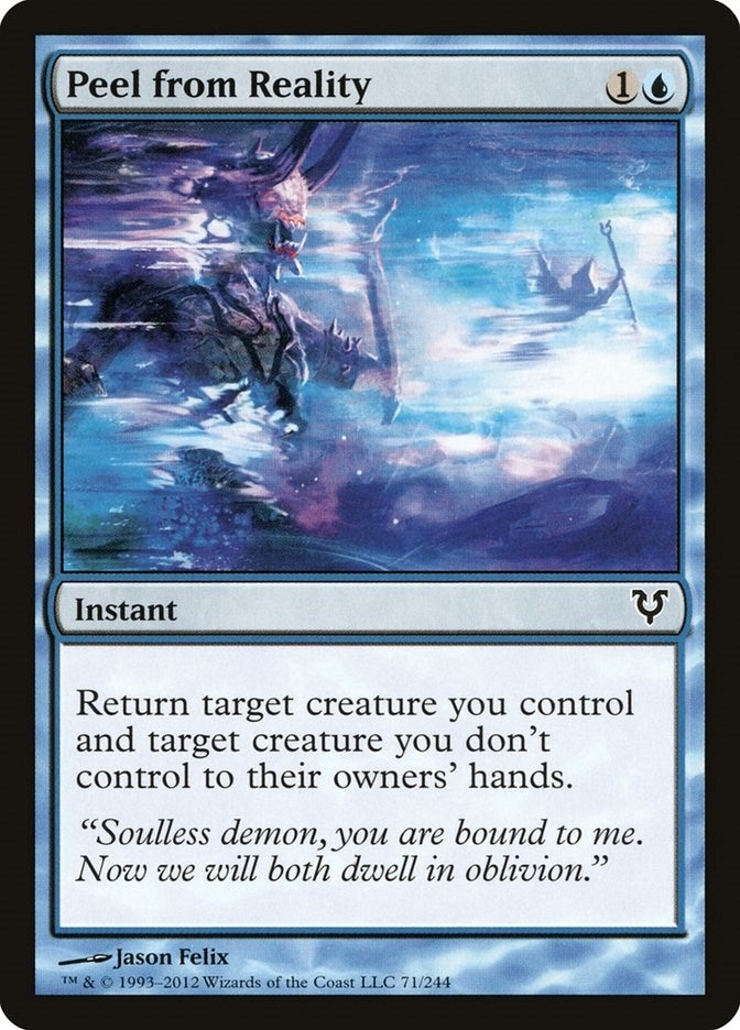 Peel from Reality (71) [AVR] - MTG Single