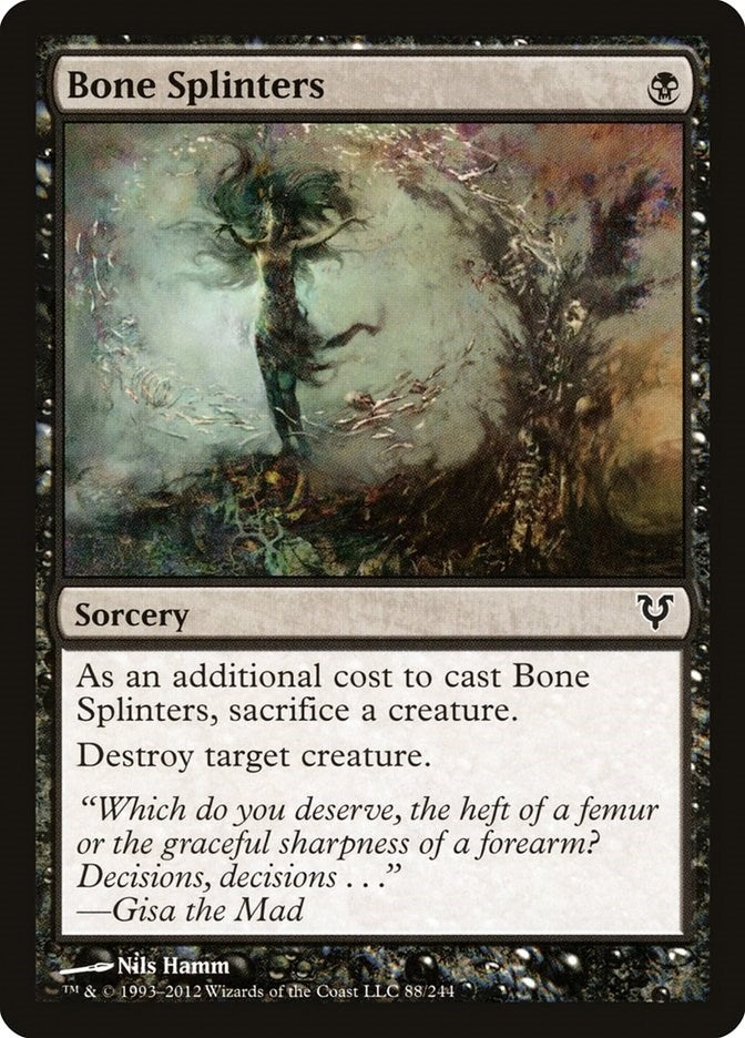 Bone Splinters (88) [AVR] - MTG Single